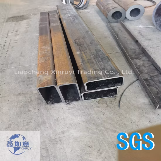 Quadratisches, rechteckiges, geschweißtes Rohr aus Kohlenstoffstahl ERW SSAW LSAW ASTM A53/API 5L Gr.  B Sch40 Sch80